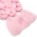 Tess Braids Extensions Ombre 60 cm - Jumbo Kanekalon Hair for Box Braids (Black/Light Pink) - 100g/Bundle - High-Quality Ombre Braiding Hair - Buy Online on GoSupps.com