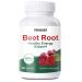 TIKOLUES Beet Root Supplement 1000mg Organic Beetroot Supports Energy & Circulation Non-GMO - 60 Capsules