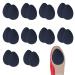 10 Pairs Self-Adhesive Anti-Slip Stick Pad for Shoes High Heels Non-Slip Sole Pads  Skid Proof Sole Sticker (Black) 10pair