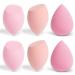 Aiqinu 6 pieces make -up sponge foundation beauty blender makeup sponge set beauty sponge for liquid foundation powder foundation puff cosmetics tools