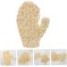 POPETPOP Bath Rubbing Gloves Exfoliating Gloves for Shower Body Scrub Gloves Shower Gloves Shower Back Scrubber Shower Mittens Tools Exfoliating Gloves for Body Sisal Wash Gloves Frosted - Buy Online on GoSupps.com