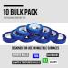Lichamp 10-Piece Blue Painters Tape Bulk Multi Pack - 1 inch x 55 Yards x 10 Rolls - 550 Total Yards - Buy Online on GoSupps.com