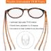 Gleyemor Vintage Round Frame Blue Light Glasses in Tortoise - Unisex Computer Eyeglasses 48mm - Buy Online on GoSupps.com