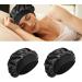 Admitry Satin Hair Bonnet Set - Premium Soft Silk Sleep Cap for Women & Girls - Breathable Night Hood Black - Buy Online on GoSupps.com