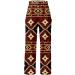 Gufesf Women's Cotton Linen Palazzo Pants - High Waisted Wide Leg Trousers with Pockets - Yz1-wine XX-Large - Buy Online on GoSupps.com