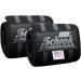Schiek Sports Black Out Heavyweight Cotton Elastic Wrist Wraps - Black/Silver 18 - Support and Stability for Weightlifting - Buy Online on GoSupps.com