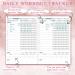 Fitness Planner: A5 Hardcover Workout Journal for Women & Men - Track Weight Loss, Gym Progress & Daily Health - Rose - Buy Online on GoSupps.com