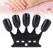 Nail Art Tips - 10pcs Black Nail Sticks Display for Polish & Gel - Perfect Manicure Practice Tool - Buy Online on GoSupps.com