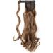 Wrap Around Ponytail Hair Extension | Long Straight Curly Clip-in Hairpiece for Women | Brown Black Blonde | 17 Inch - Buy Online on GoSupps.com