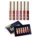 6PCS Matte Liquid Lipstick Set Non-Stick Cup Waterproof Long Lasting Birthday Edition Durable Liquid Lipgloss Beauty Cosmetics Makeup Set Gifts for Women Girls (Birthday Edition)