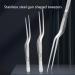 Asukohu Professional Stainless Steel Medical Tweezers Ear-Pick Tool Bending Tweezers for Ear Cleaning and Care Bend Tweezers - Buy Online on GoSupps.com