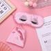 Premium Satin Eye Mask for Sleeping | Soft Silk Sleep Mask for Women & Girls | Breathable Travel Eyeshade with Elastic Strap - Buy Online on GoSupps.com