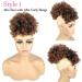 Afro Puff Drawstring Ponytail with 2 Bangs Afro High Puff Bun with Spring Curl Bangs and Afro Puff Bangs Clip in Hairpieces Pineapple Updo Ponytail with Bangs(T1B/30) 1 ponytail+ 2 bangs T1B/30 - Buy Online on GoSupps.com