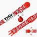 Tagme Cat Collar 2 Pack - Personalized Name & Phone Number Safety Clasp & Bell Adjustable 15-20cm for Kittens - Red - Buy Online on GoSupps.com