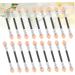Baluue 50pcs Eyeshadow Brush Kit Applicator Makeup Brush Eye Spoolie Brush Eye Blending Brush Pink 8x1cm Pink - Buy Online on GoSupps.com