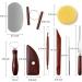 17 Piece Polymer Clay Sculpting Tools with Wooden Handle - Ceramics Craft Carving Kit for Smoothing, Molding, Modeling, Shaping - Red - Buy Online on GoSupps.com