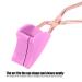 Magnetic False Eyelash Applicator Tool - Professional Stainless Steel Tweezers for Easy Application and Removal (Rose Gold/Purple) - Buy Online on GoSupps.com