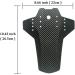 XINBOUS Carbon Fiber MTB Bike Fender Mud Guard Set - Front & Rear | Adjustable & Compatible with 20/24/26/27.5/29 Mountain Bikes - Buy Online on GoSupps.com