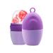 Ice Roller For Face and Eye Facial Ice Roller Mold Beauty Tools Deepen Contours Repairs Skin Facial Beauty Face Icing Tool Shrink Pore Facial Ice Sphe Face Massage Tools (Purple) C068