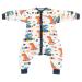 ZIGJOY Toddler Sleeping Bag 1.5 TOG Baby Sleep Bag with Feet 100% Cotton Sleep Sack All Year Round for 10-13T Baby Girl Boy Essentials Dinosaur