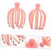 Collbath 2 STK Handheld Head Massager - Silver Ponytail Clip & Octopus Plastic Scraper for Ultimate Relaxation | International Shipping Available - Buy Online on GoSupps.com