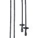 Buy SUNRIDE Hanoverian Bridle & Reins - Premium Leather for Relaxed Riding (Cob Black) | International Shipping Available - Buy Online on GoSupps.com