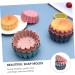 Ciieeo 36 Pcs Silicone Muffin Cup Baking Trays Reusable Baking Molds Soap Wrapping Paper Reusable Muffin Cups Exquisite Biscuit Molds Cupcake Covers Mini Delicate Baking Tools Silica Gel 7.5X6.3CMx3pcs - Buy Online on GoSupps.com