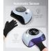 Easkep 120W UV LED Nail Lamp - Professional Manicure/Pedicure Dryer with LCD Touch Screen and Timer Setting - Blue - Buy Online on GoSupps.com