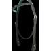 Majestic Ally Padded Leather Brow Band Headstall - Black | Quality Horse Equipment - Buy Online on GoSupps.com
