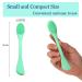 Silicone Face Mask Brush Applicator Set - Facial Makeup Remover Scrubber for Clay, Mud, Charcoal Masks - 2 Pack Red+Green - Buy Online on GoSupps.com