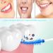 Fajoek Interdental Brushes - 200pcs Blue 0.7mm Cleaning Brushes for Narrow Spaces | Double-Use Dental Care - Buy Online on GoSupps.com