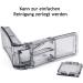 Buy OPRET Tablet Divider - 2-Piece Pill Cutter for Large & Small Tablets | Cut Medicine in Half or Quarters - Blue & Black - Buy Online on GoSupps.com