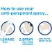 Vaseline Antiperspirant Deodorant Active Fresh With Proderma - 150Ml - Pack Of 3 - Buy Online on GoSupps.com