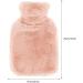 Maie's Hand Warmer - Cozy Plush Heat Bottles for Back Neck Waist & Bed - Winter Warmth in Fluffy Gray Cover - Buy Online on GoSupps.com