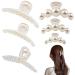 KWQINX hair clips pearl hair clips strong fixed hair clips large hair clips for styling clip suitable for mothers women girls daughters and girlfriends (6-piece set)