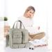 SONARIN Multifunctional Large Capacity Baby Nappy Changing Tote Bag Waterproof Lightweight Baby Changing Bag Satchel Messenger Bag Portable Travel Diaper Bag with Changing Mat Khaki - Buy Online on GoSupps.com