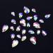 Tisslan 100pcs Crystal AB Foiled Pear Shape Flatback Rhinestone Set for Nail Art Decorations - DIY Supplies - Buy Online on GoSupps.com