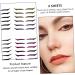 MUSISALY 6pcs Eyeliner Instant Eyelid Sticker Lash Tape Double Eyelid Stickers Glitter Eyelid Tape Plastic - Buy Online on GoSupps.com