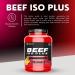 OUT ANGLED Beef Iso Plus Zero Fat Zero Sugar 90% Beef Protein Isolate 1.8kg - Pineapple Orange Flavor with Enhanced Amino Acids and Coenzyme Q10 - Buy Online on GoSupps.com