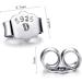 Hollosport S925 Sterling Silver Earring Backs Replacements - 12Pcs/6Pairs | Hypoallergenic Safety Locking Butterfly Ear Ring Stoppers - Buy Online on GoSupps.com