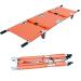 Folding Aluminum Alloy Stretcher First Aid Rescue Stretcher Medical Emergency Stretcher Patient Mover Rescue Stretcher Ambulance Patient Transport for Hospital Home Sports Venues