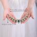 JWICOS Crystal Tiara Comb for Women - Green Queen Crown for Wedding & Bridal Party - Buy Online on GoSupps.com
