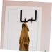 CHILDWEET Clothes Rack 6 Door Hook Wall Hangers for Clothes Cubicle Accessories Over The Door Clothes Hanger Wall Hanging 30X23CM Black - Buy Online on GoSupps.com