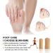 Bukihome 8 PCS Silicone Toe Protectors - Pain Relief for Corns, Blisters, and Ingrown Toenails - Closed Toe Caps - Fabric Sleeve - 2 Large + 6 Medium Sizes - Buy Online on GoSupps.com