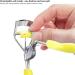 Eyelashes Curler with Built-in Comb Professional Lashes Curler Eyelashes Accessories Fits All Eye Shape Yellow. - Buy Online on GoSupps.com
