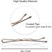 BasicSense 30PCS Dark Brown Metal Bobby Kirby Hair Pins - Buy Online on GoSupps.com