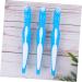 Mobestech Double-Sided Toothbrush Cleaning Tool for False Teeth 9 Piece Retainer Set | Effective Denture Care in Blue - Buy Online on GoSupps.com