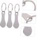 TEHAUX 9 pcs Silver Front Tools Creative Useful Keyring Keychains Door Hanging Tokens Fashion Tote Meters Silverx3pcs 7.5X3X0.2cmx3pcs - Buy Online on GoSupps.com