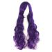 MapofBeauty 32" Long Hair Spiral Curly Cosplay Costume Wig (Dark Purple)
