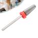 Nail polier head nail tungsten steel grinding head round head left and legal control horizontal pattern 2 paths remove nail remove dead skin for polishing nails manic doors and (round head f)